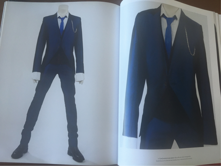 Figure 6 Slimane-designed suit for Bowie (photo: S. Ingram)