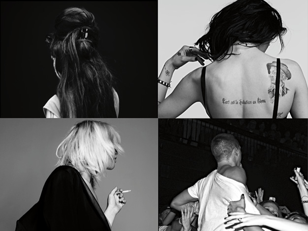 Figure 13 random collage of Slimane photos (S. Ingram)