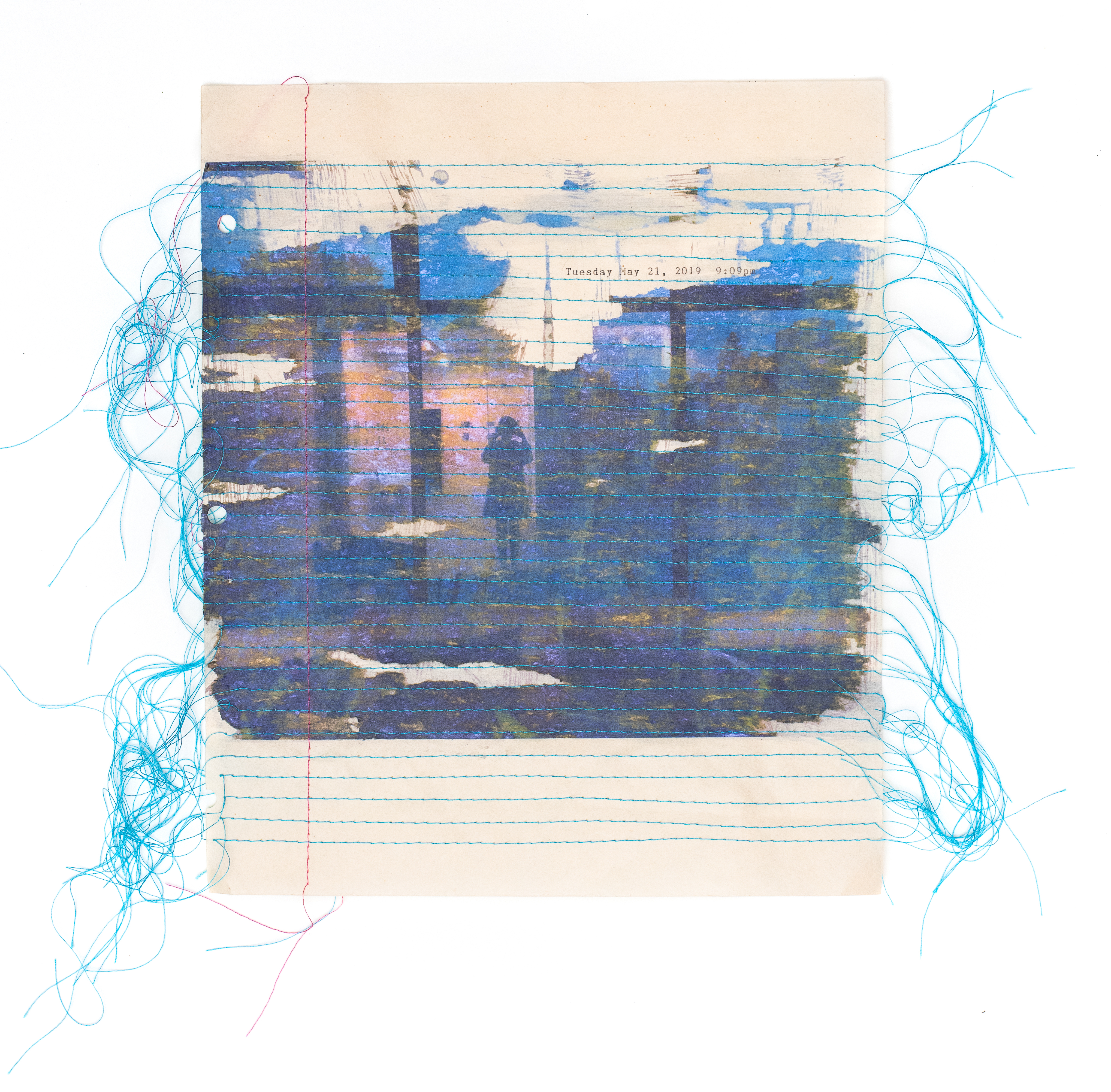 This image is neither decorative nor strictly available for simple denotative description. Our project rejects captions altogether. The spirit of this project is very much one of uncertainty and imagination. We hope that anyone with visual impairments will glean information from the written compositions.