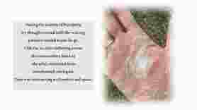 Figure 14b: Melting ice with hand.