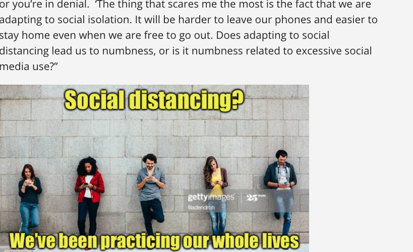 Figure 7: Social distancing? “Selfies Under Quarantine: Students Report Back to Rome,” picture by Marta Masciarelli, April 9, 2020, released under CC BY-NC-SA-4.0.