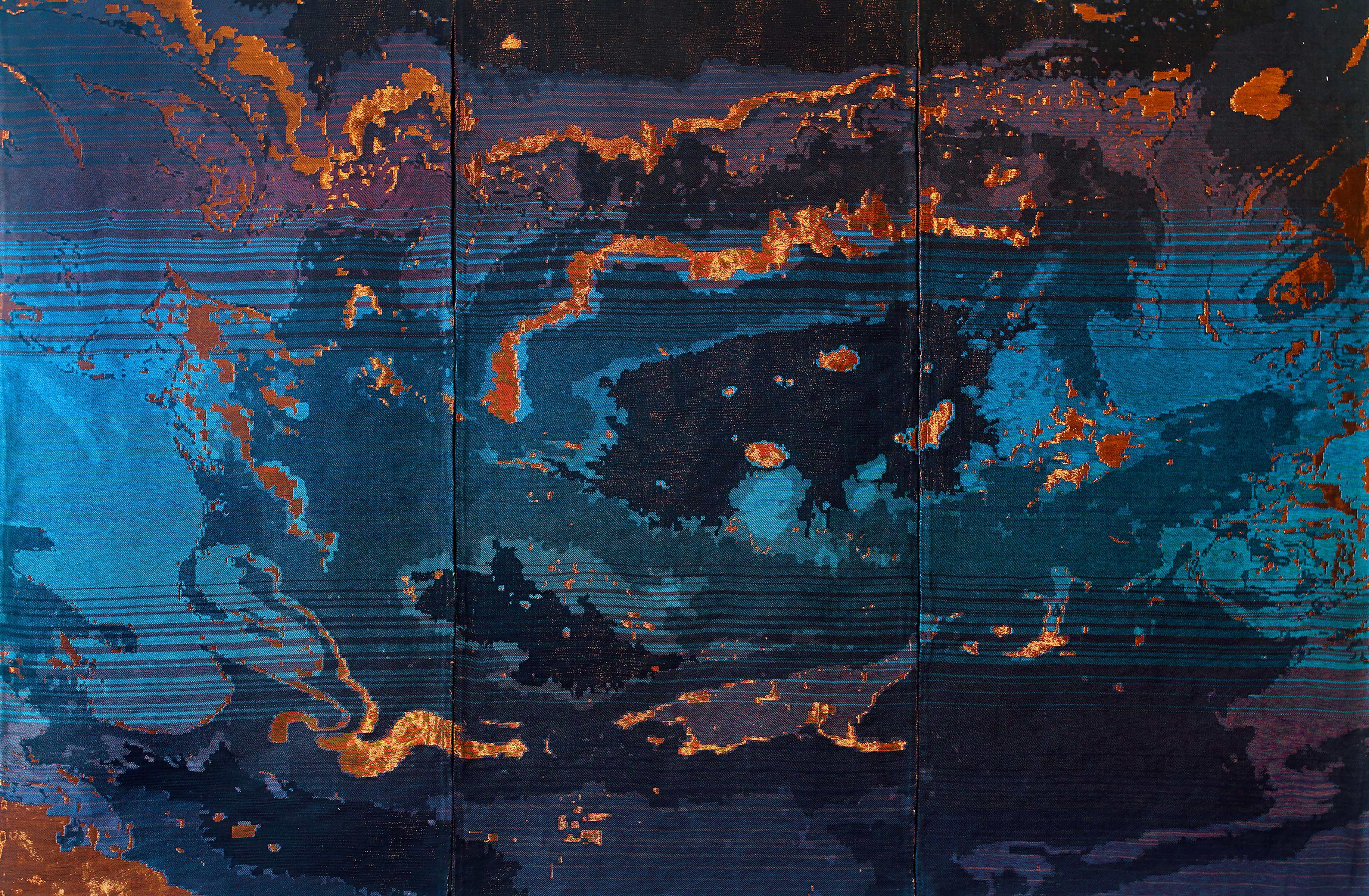 Figure 2: Ruth Beer, Oil Topography (detail). Photo courtesy of the artist.